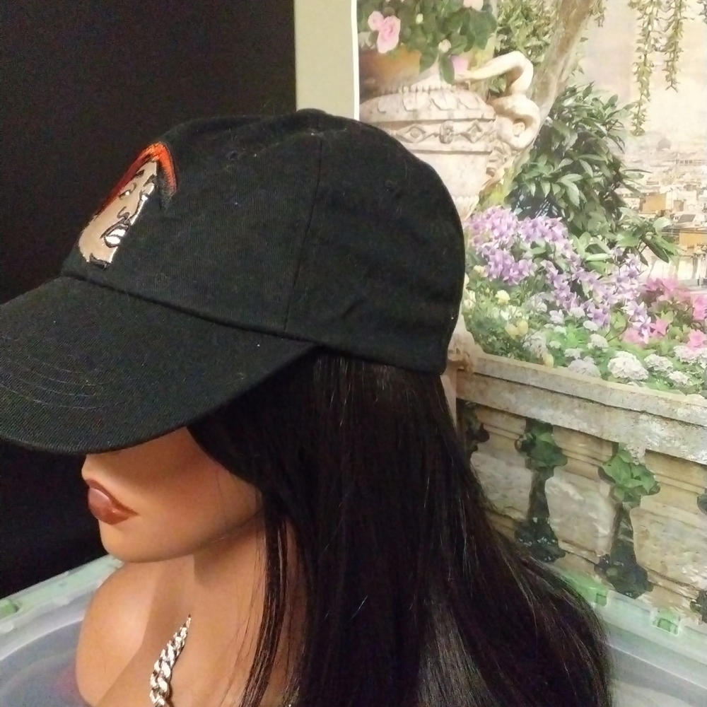 Black Graphic Baseball Cap - Picture 4 of 4